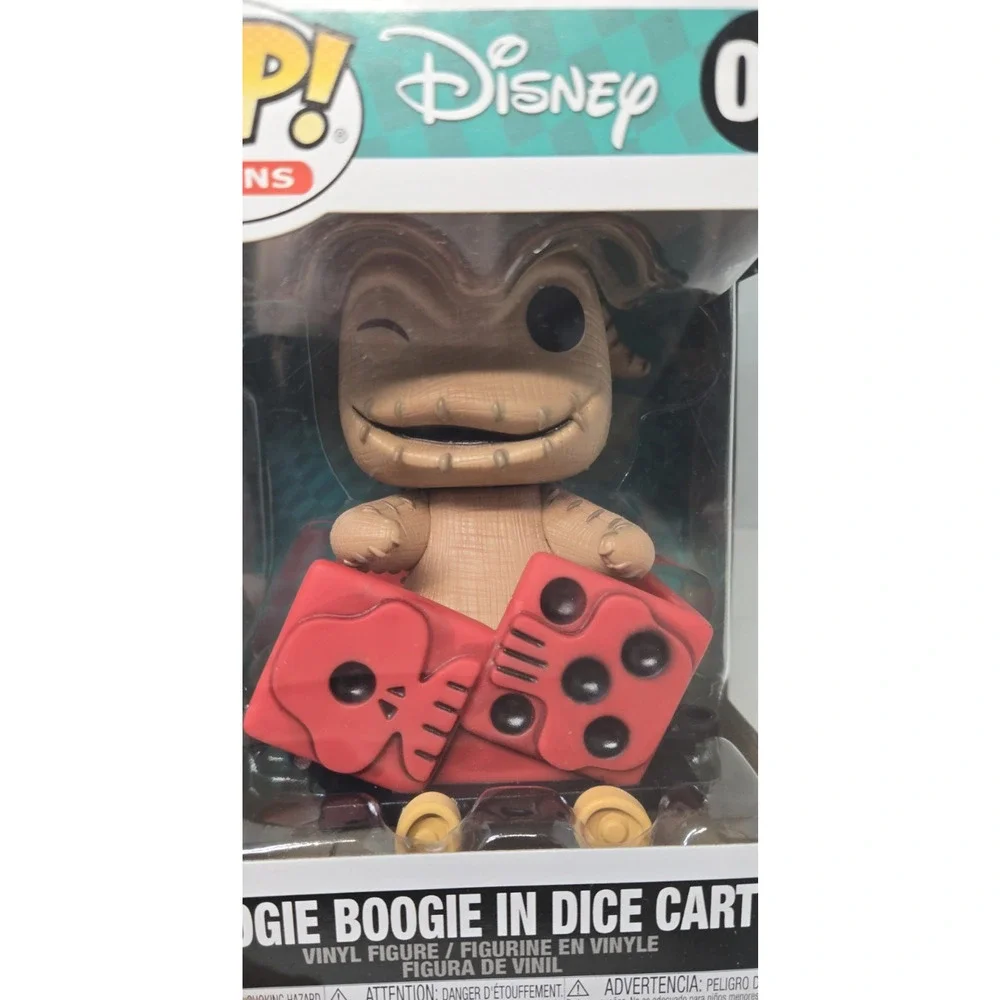 Funko Pop! Trains Disney Zero In Duck Cart #10 + Oogie Boogie In Dice Cart #09